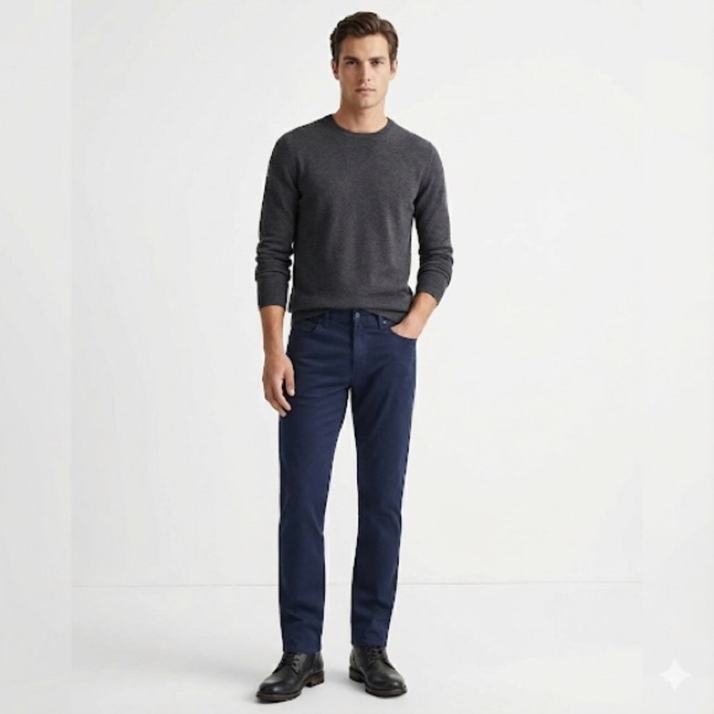 Theory workwear pants navy stretch cotton Haydin size 31